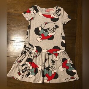 Gray Minnie Mouse Disney Christmas Dress
Size Medium 7-8 For Girls